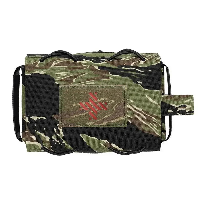 Tactical Medical Pouch Detachable First Aid Kit Quick-release Medical Kit Laser Cut MOLLE Emergency Survival Bag for Outdoor Peaceful Pleasures Health and Wellness VTS