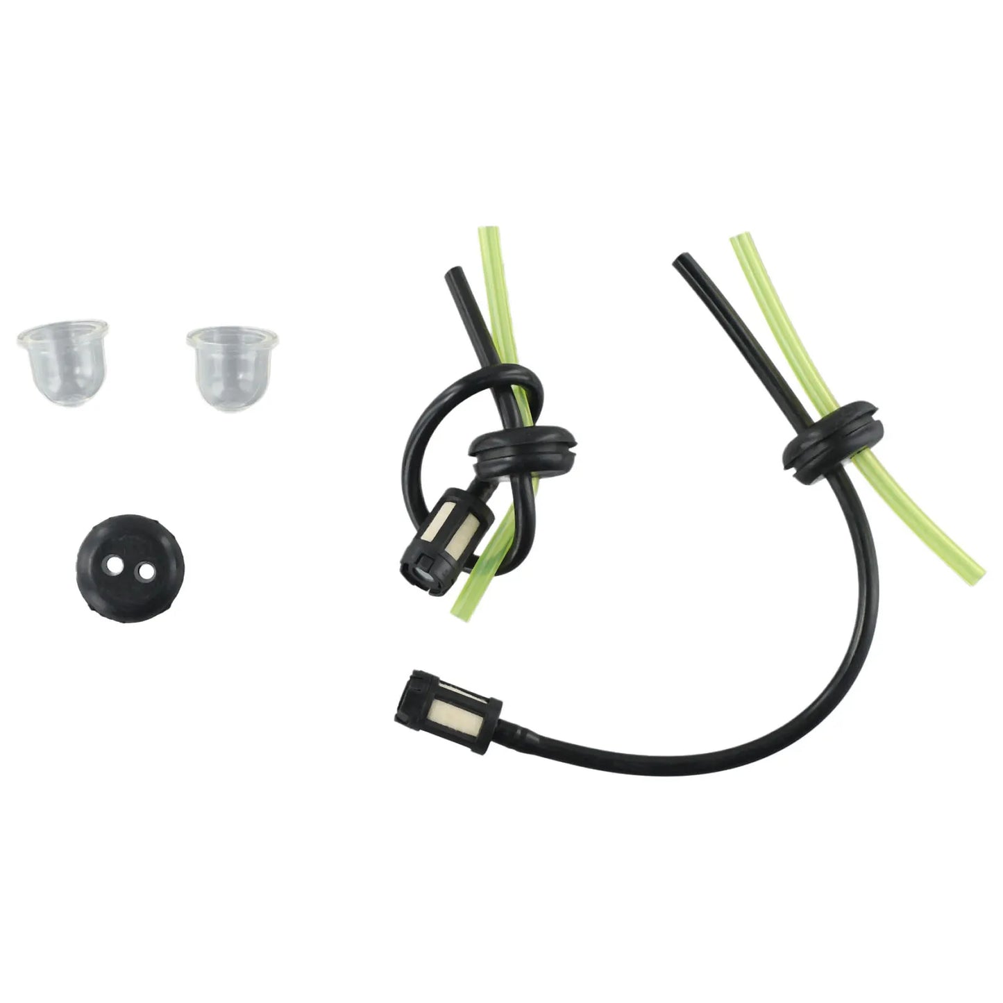 2 Sets Fuel Filter Hose Seal Priming Bulbs Brushcutter Hedge Trimmer