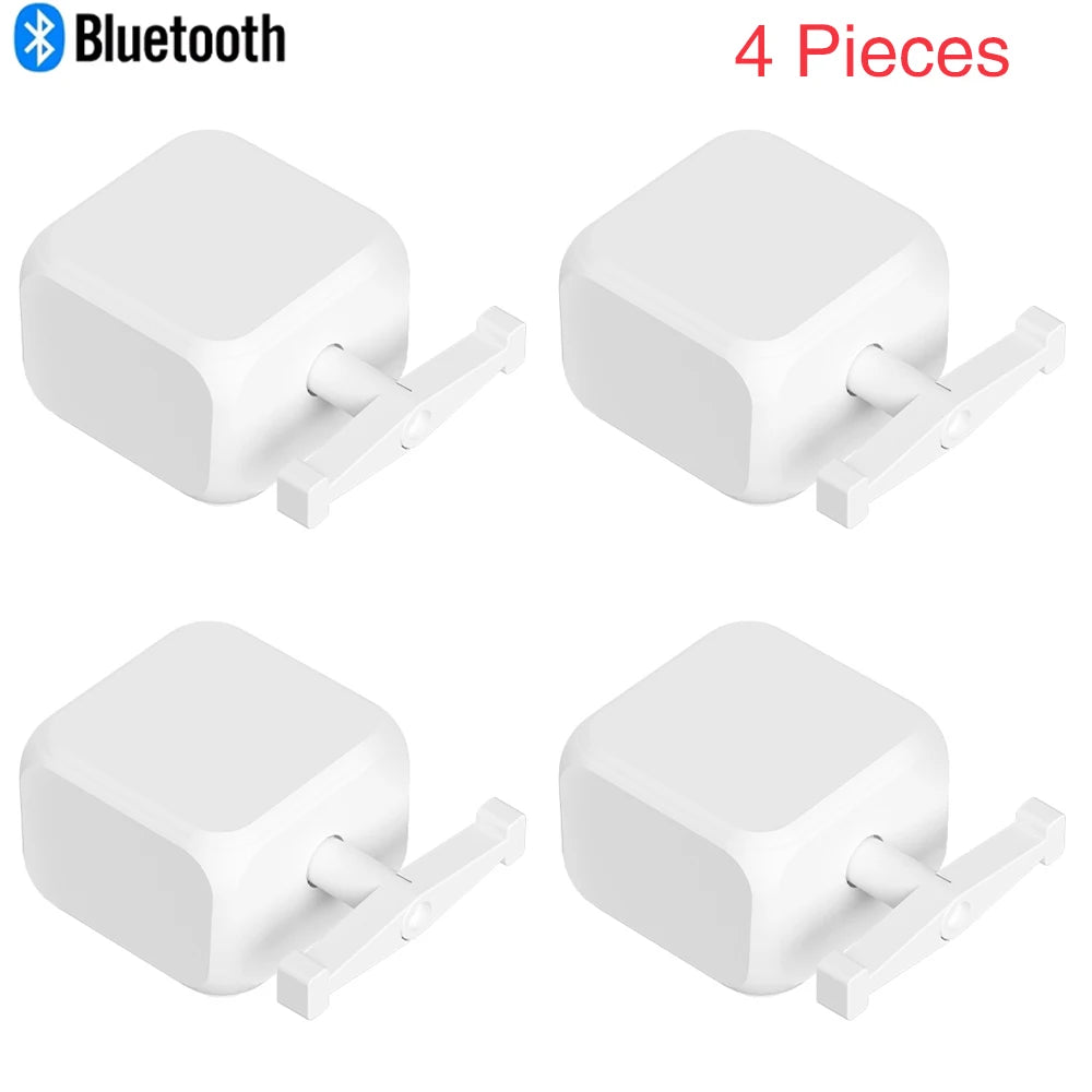 Tuya Bluetooth Fingerbot Robot Button Rocker Switch Remote Controller Press Robot Support Google Home Alexa Voice Assitant Peaceful Pleasures Health and Wellness 4 pieces