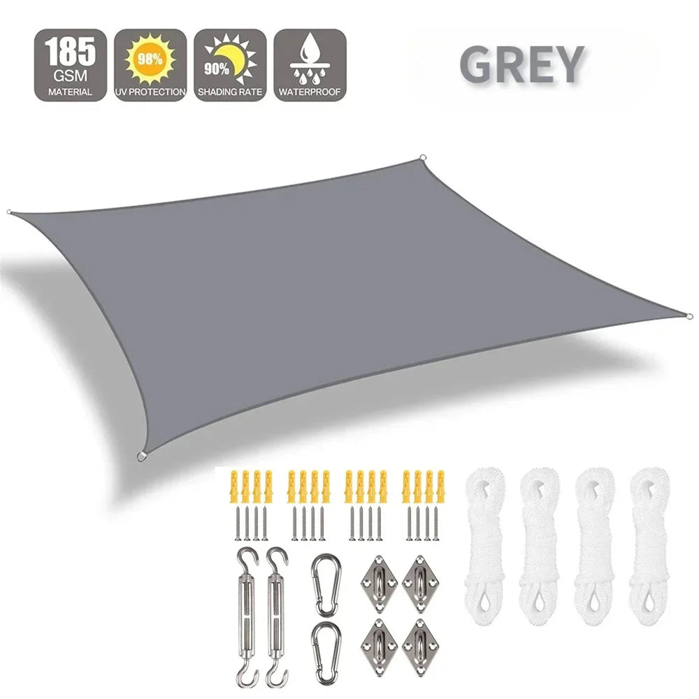 UV Block Shade Sail Canopy – Water Resistant Sun Shelter