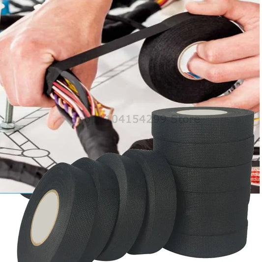 25mm x 15M Automotive Flannel Wiring Harness Tape Anti-Rattle Wiring Harness Tape Oasis Select