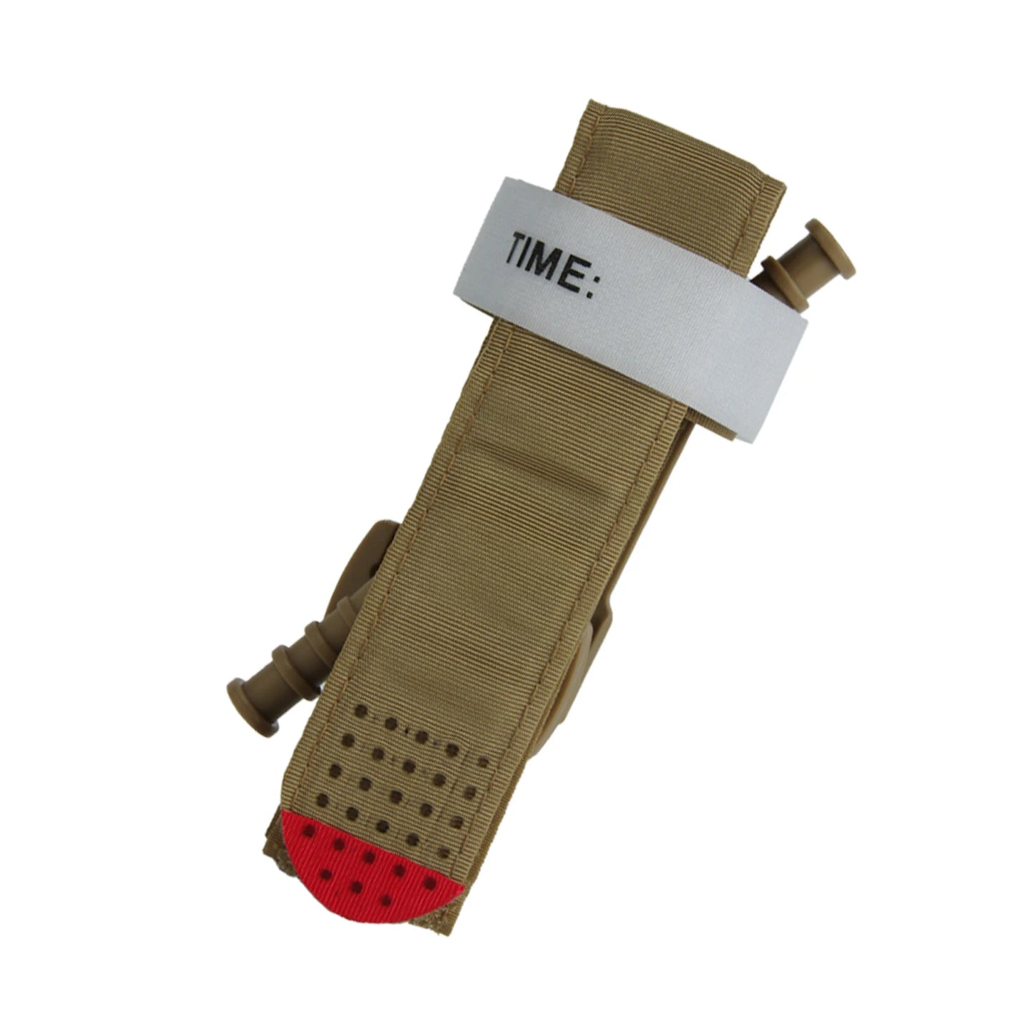 1pcsBlue/Red/Khaki/Black CAT Tourniquet Tactical Military Survival Outdoor Combat Turnstile Rotating First Aid Medical Emergency Peaceful Pleasures Health and Wellness Kakhi