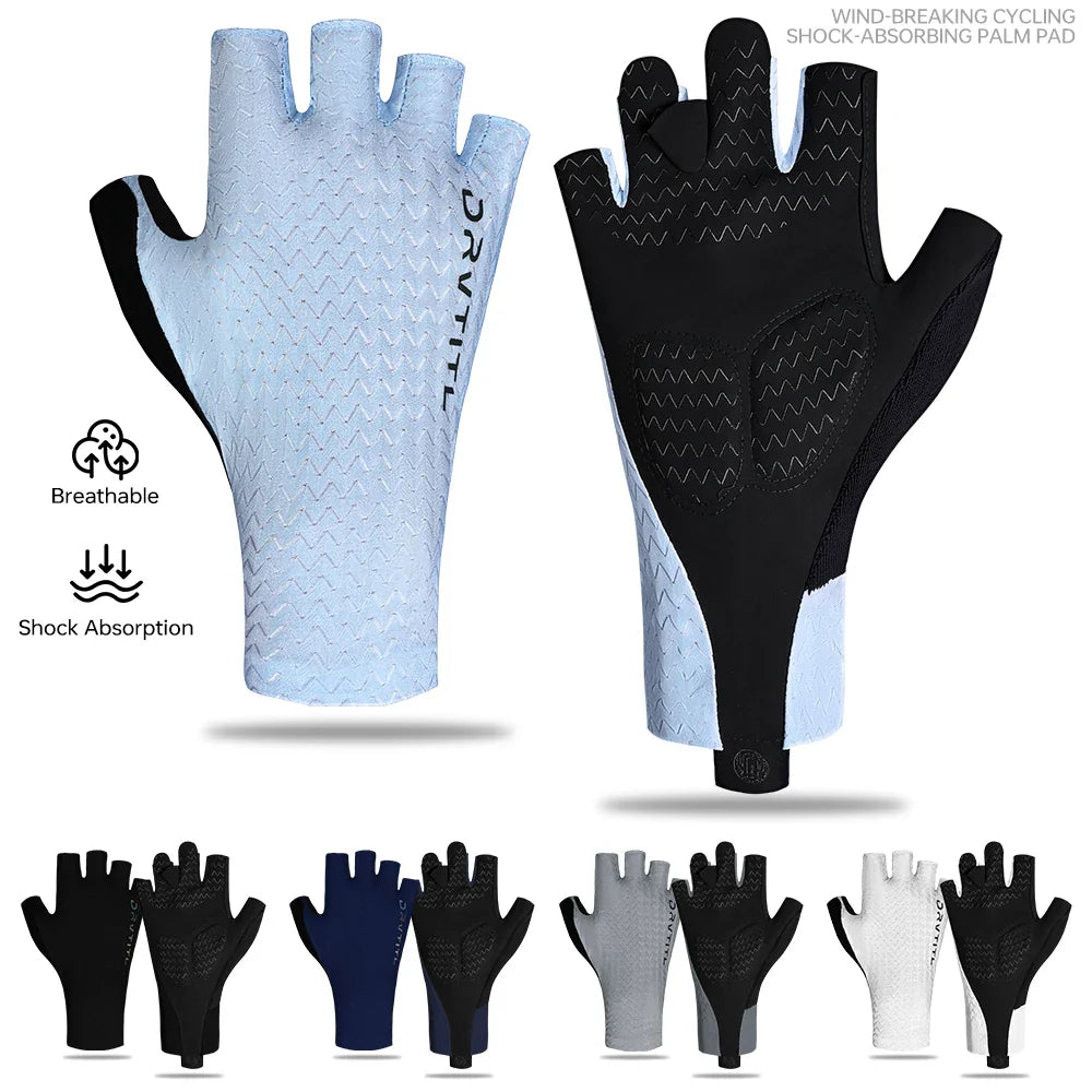 Men's Half Finger Cycling Gloves – Anti-Slip & Breathable