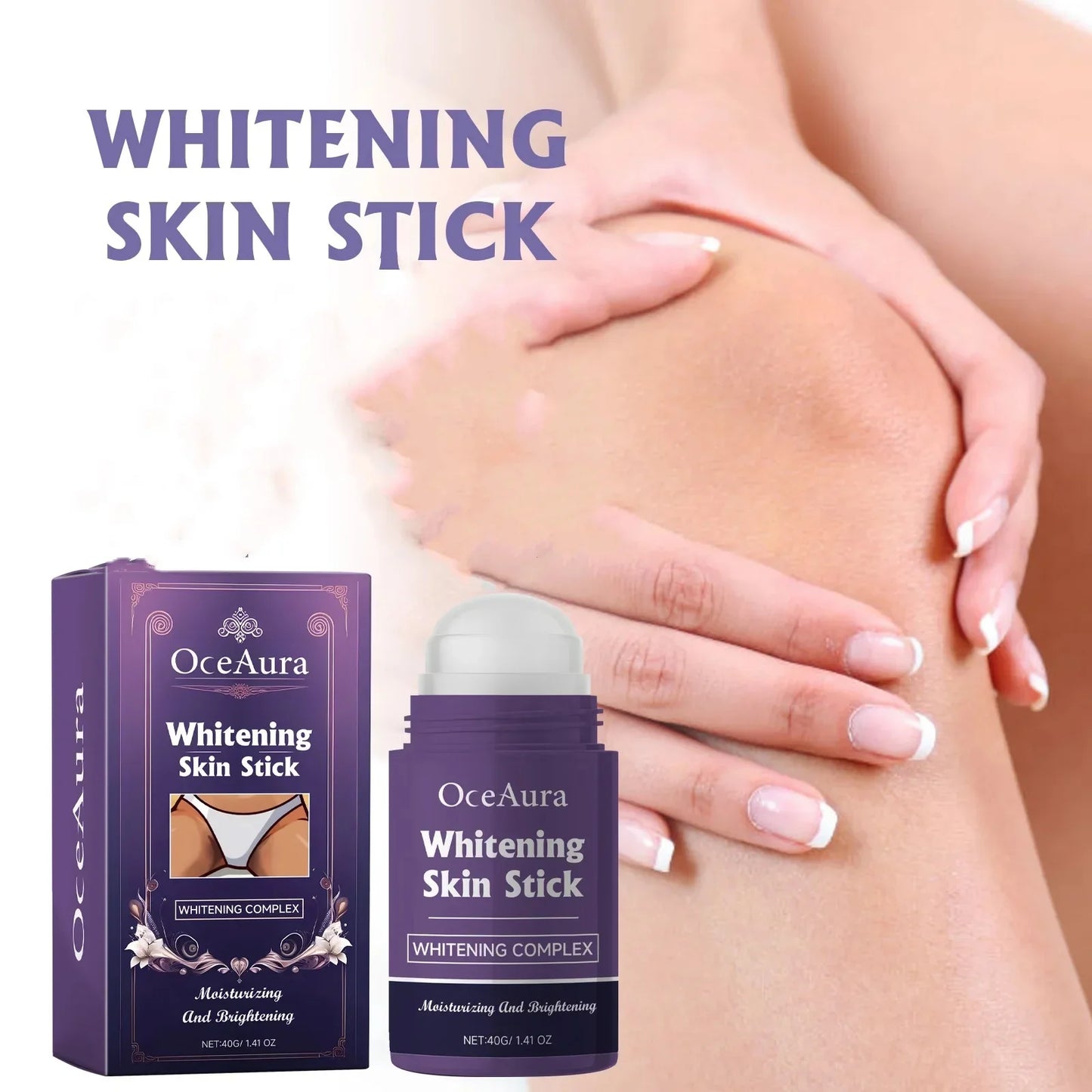 OceAura Body Brightening Stick – Underarm & Knee Tone Corrector