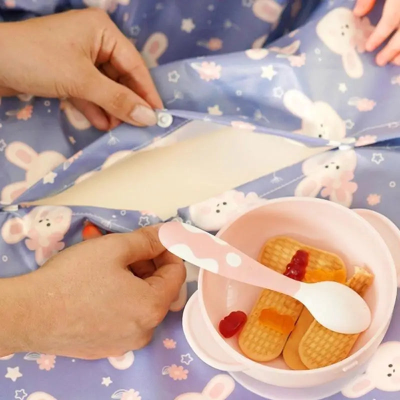 Baby Long Sleeve Feeding Bib Smock | Waterproof Coverall 1–5Y