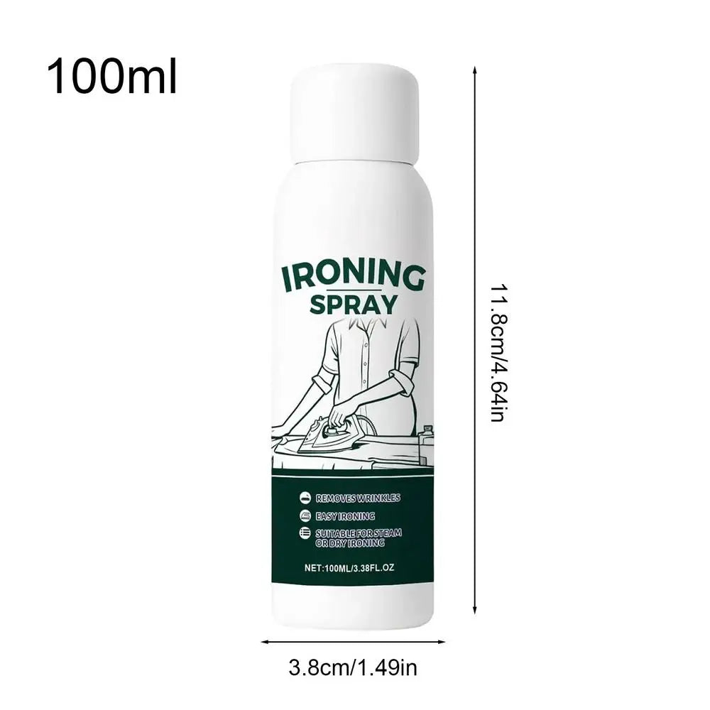 Anti-Static Wrinkle-Free Ironing Spray 100ml | Travel Fabric