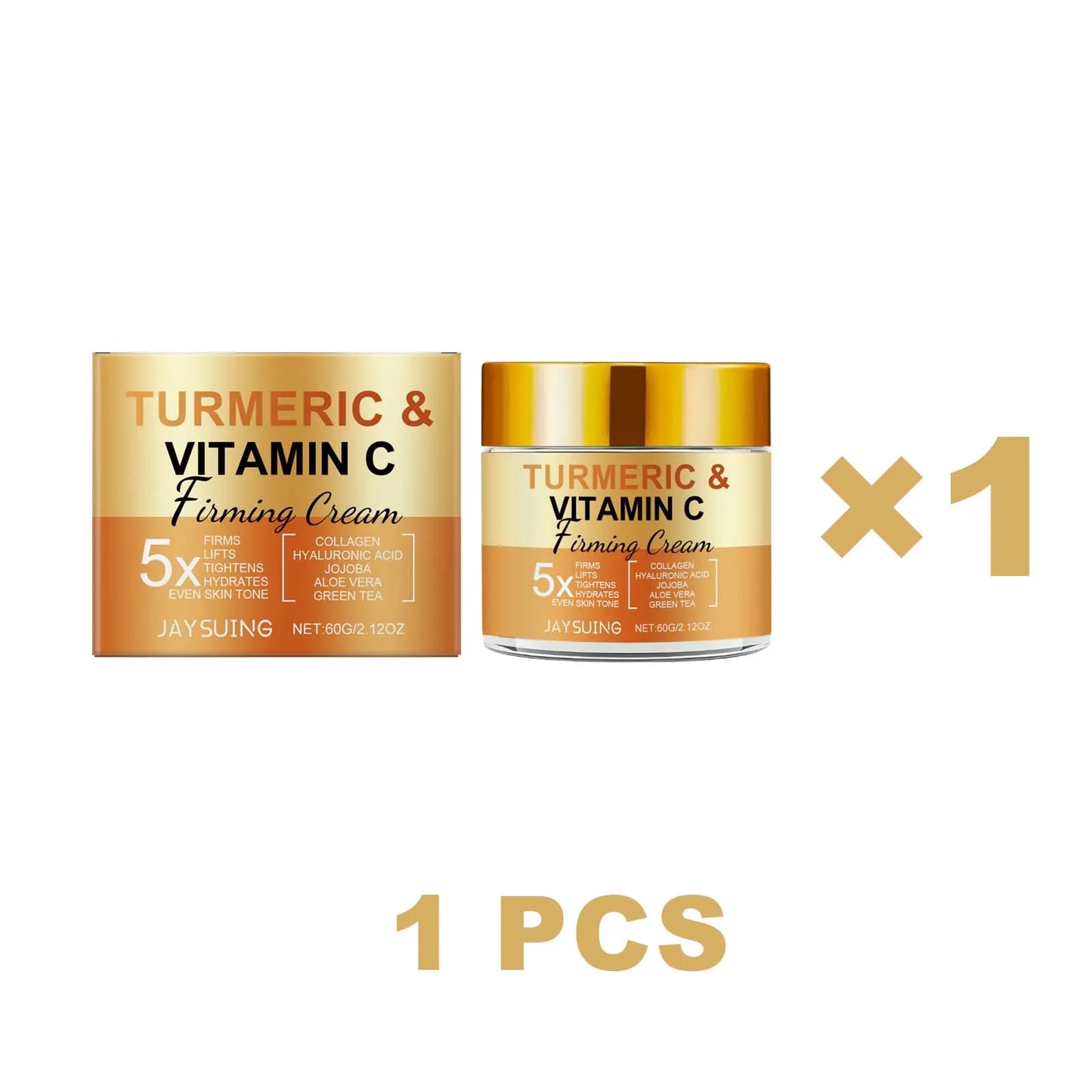 Jaysuing Turmeric Vitamin C Face Cream | Brighten & Firm Skin
