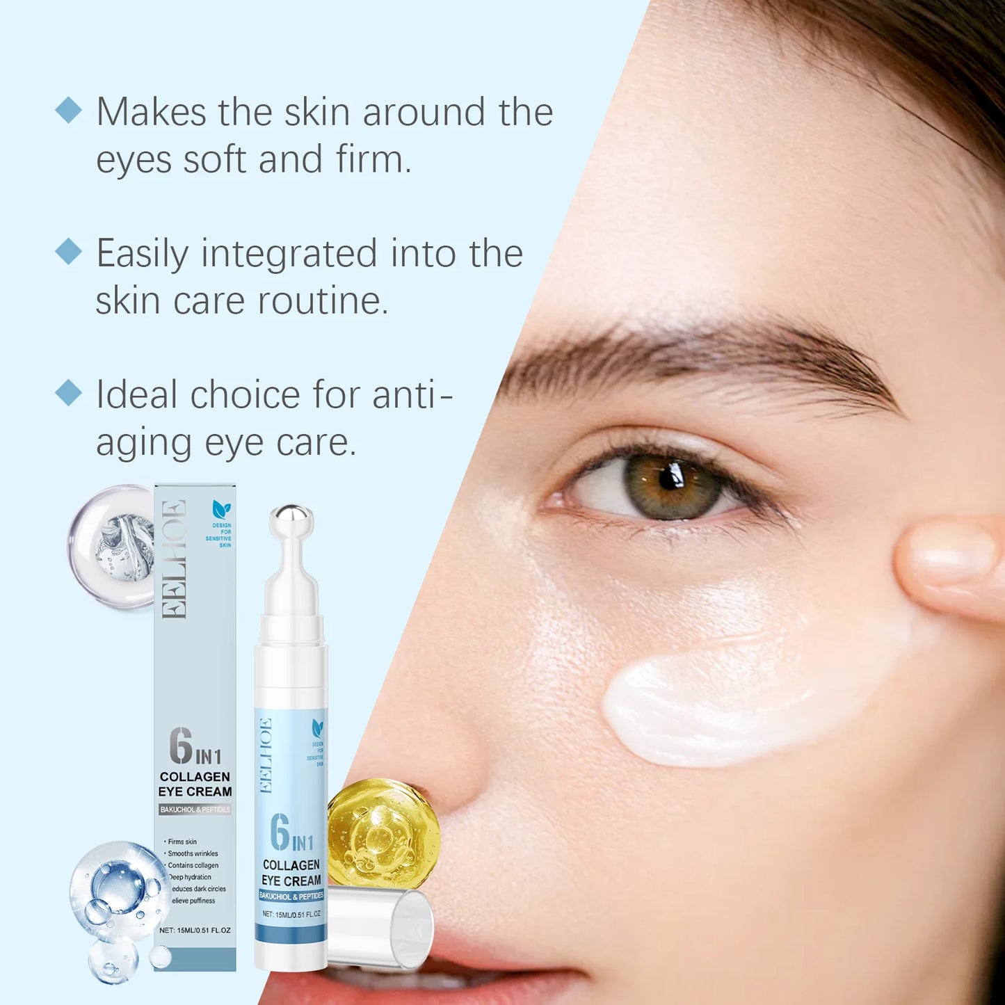 Collagen Eye Cream – Dark Circles, Puffiness & Fine Lines