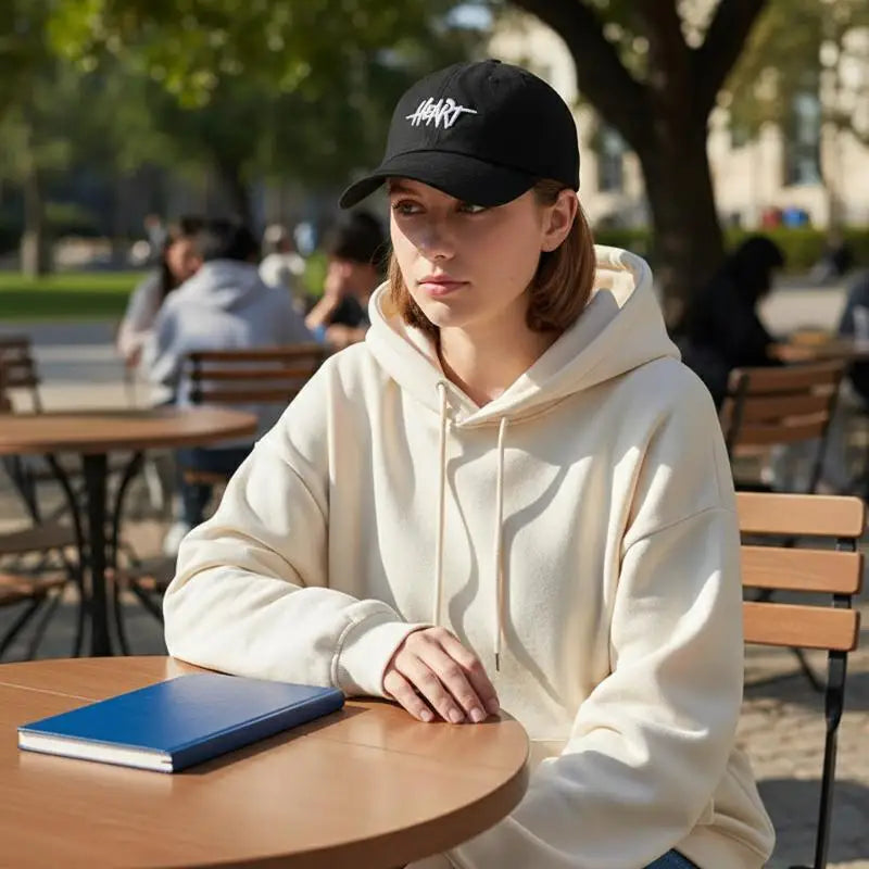 Washed Embroidered Baseball Cap – Unisex Adjustable Sun Hat