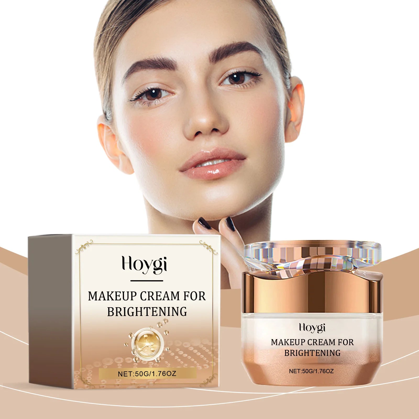 Lazy Face Cream Invisible Pores Cover Dark Spot Oil Control Brightening Foundation Base Concealer Moisturizing Isolation Cream Peaceful Pleasures Health and Wellness