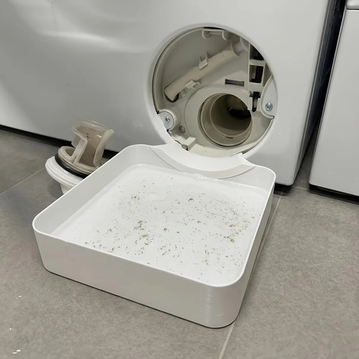 Washing Machine Drainage Tray 3D Printing Drain Funnel Drip Cleaning
