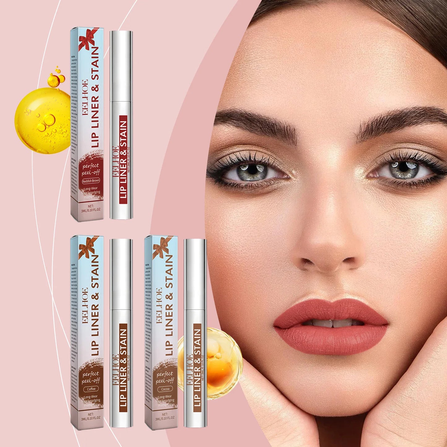EELHOE Peel Off Lip Liner Tattoo for All Skin Tones Peaceful Pleasures Health and Wellness
