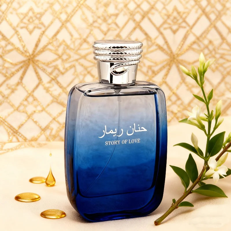 Arabic Brand Fragrant Fruit Lemon Jasmine Woody Charm Cologne Perfume Long-lasting Business Men's Daily Neutral Fragrance Spray Peaceful Pleasures Health and Wellness