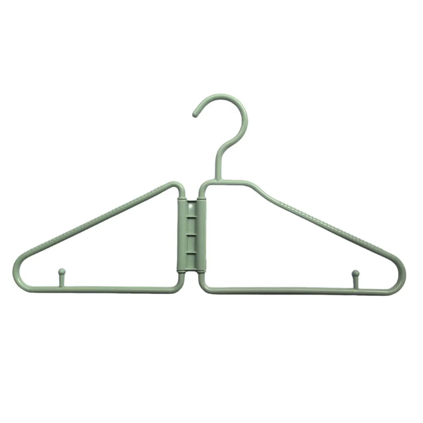 The Coat Hinger Foldable Coat Hanger 12 Pack Portable Travel Hangers Space Saving For Home Dorm Retractable Travel Drying Rack Peaceful Pleasures Health and Wellness Green