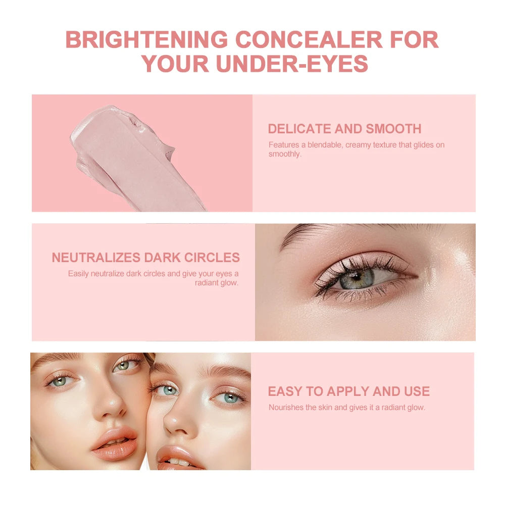 Eye Brightening White Skin Cover Dark Dark Circles Under Eye Law Fine Lines Are Suitable For European USA Girls Eye Cosmetics Peaceful Pleasures Health and Wellness