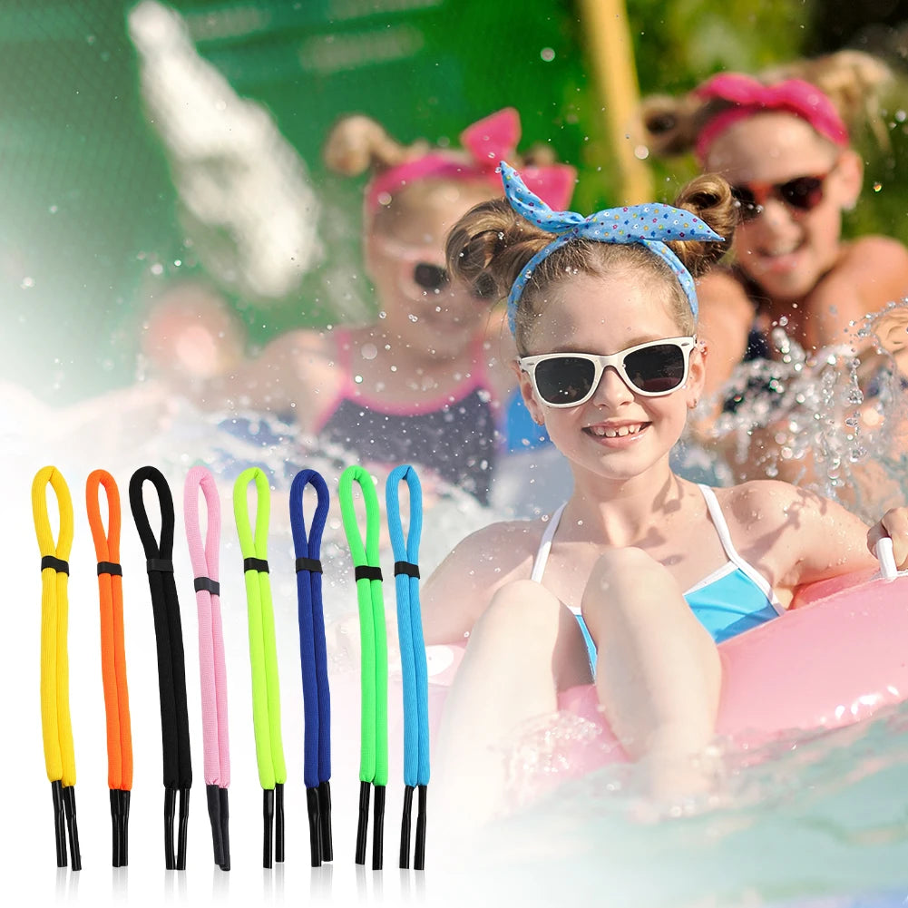 8-Pack Floating Sunglasses Straps – Buoyant Eyewear Retainer Peaceful Pleasures Health and Wellness