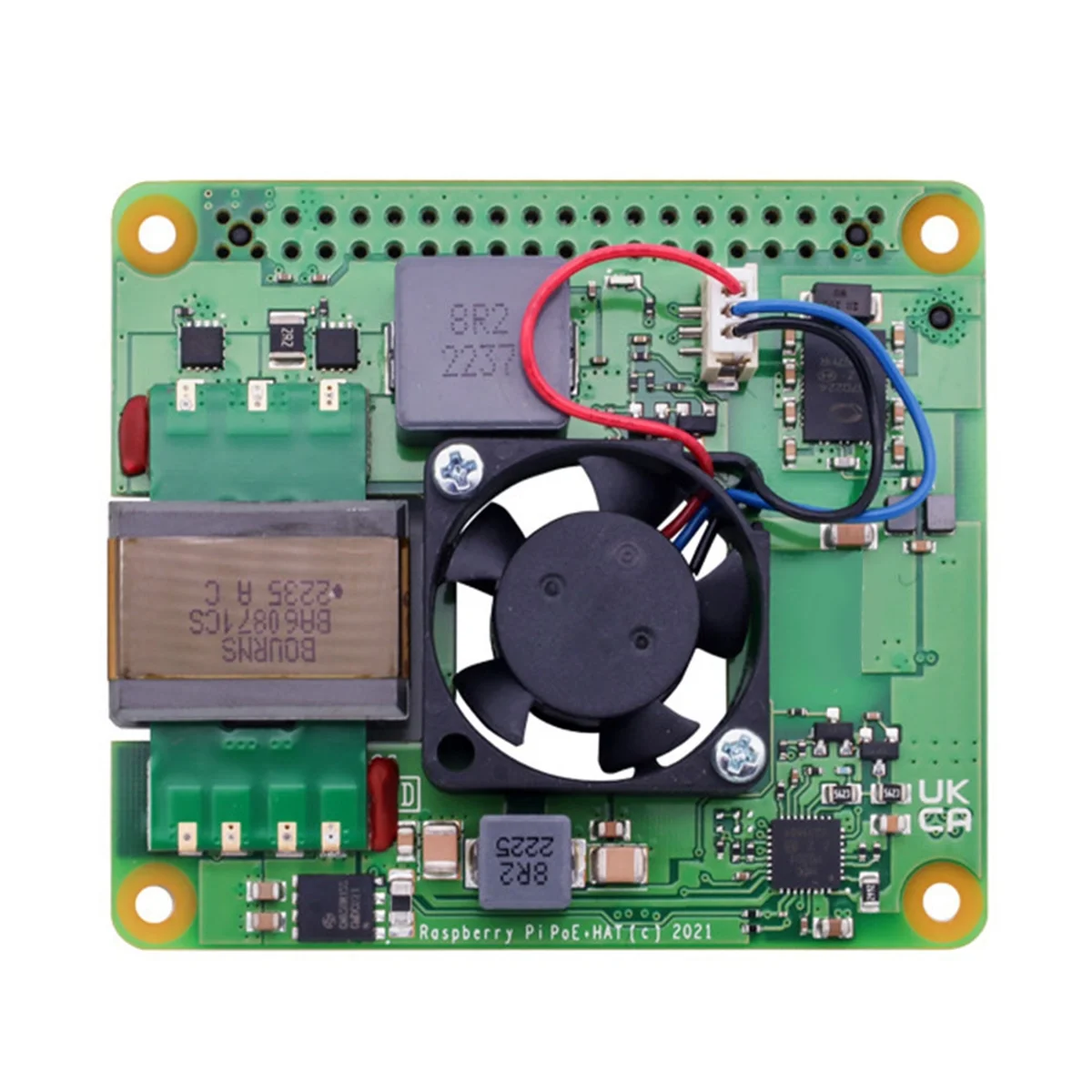 Raspberry Pi 4 & 3 B+ PoE+ HAT – 802.3af/at Power over Ethernet Peaceful Pleasures Health and Wellness