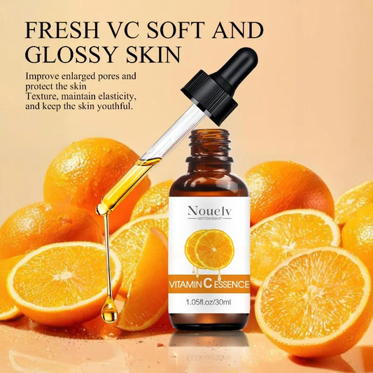 Vitamin C Facial Essence Nicotinamide Dark Skin Brighten Serum Fade Fine Lines Moisturizing Repair Dull Serum Face Skin Care Peaceful Pleasures Health and Wellness