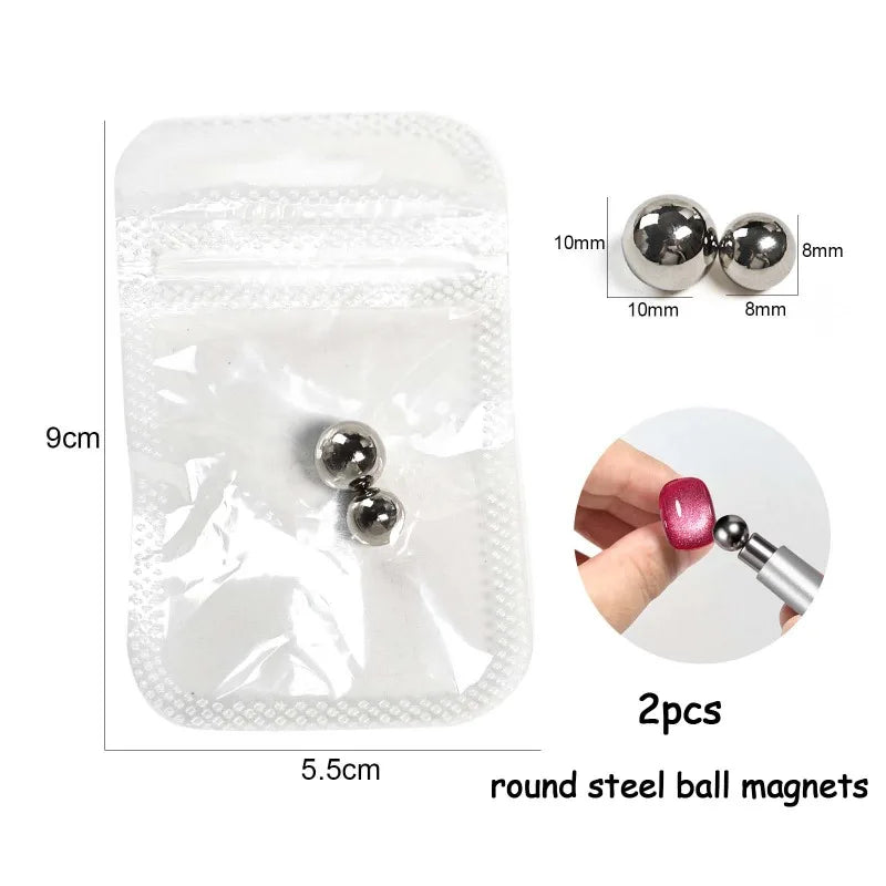 Double-Head Cat Eye Nail Magnet Pen | Gel Polish Nail Art Tool