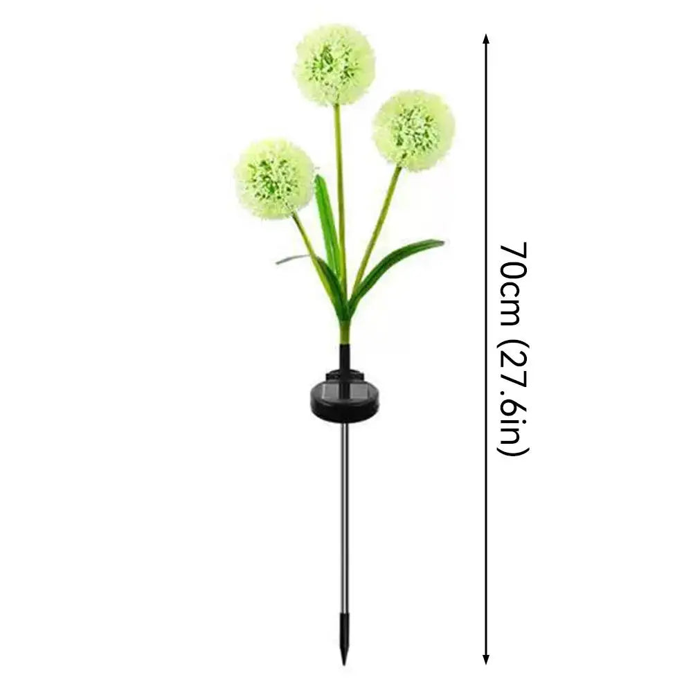 LED Solar Dandelion Flower Lamp Solar Courtyard Light Waterproof For Courtyard Paths Terraces Garden Decoration Peaceful Pleasures Health and Wellness