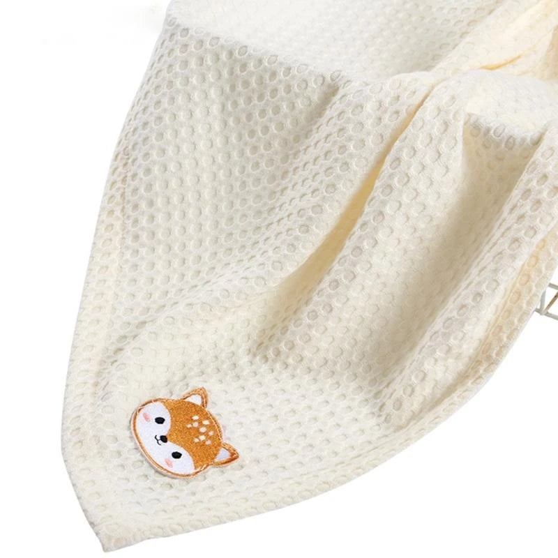 Soft Baby Bath Towel Newborn Wrap Blanket – Small & Large