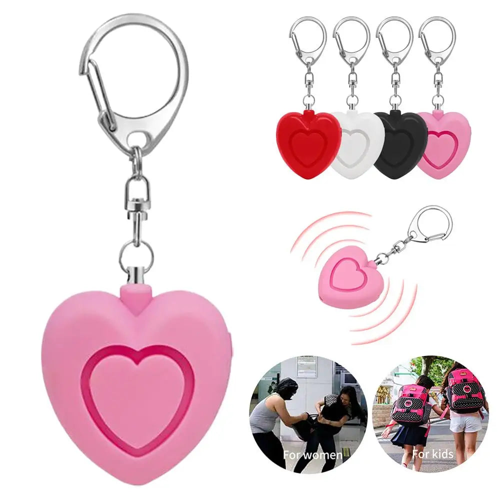 130dB Emergency Personal Safety Alarm Keychain with LED