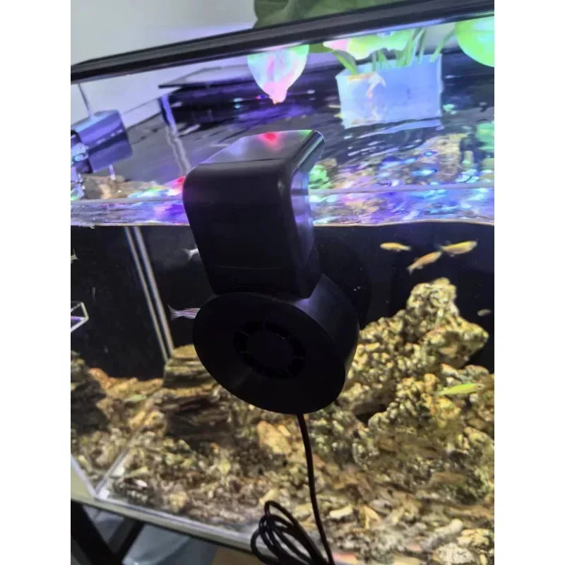 Silent Mini USB Aquarium Cooling Fan with External Temperature Controller, Reptile Terrarium Cooling System Gadget for Stable Peaceful Pleasures Health and Wellness Black fan usb