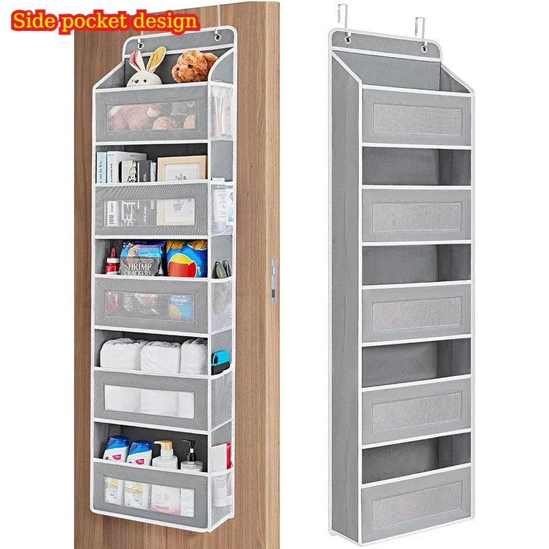 5-Shelf Behind-Door Hanging Organizer | 5 Large Pockets