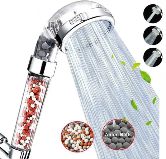 3-Mode High-Pressure Water-Saving SPA Shower Head with Filter SPA Shower Head Oasis Select