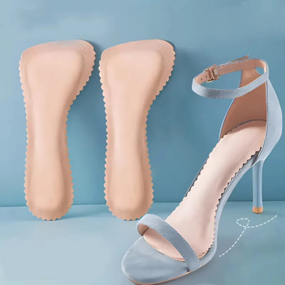 1pair Self-adhesive Sandals Insoles Antislip Sweat-absorbent High Heel Shoes Non-slip Stickers Thick Pads Soft Bottom Cushion Peaceful Pleasures Health and Wellness