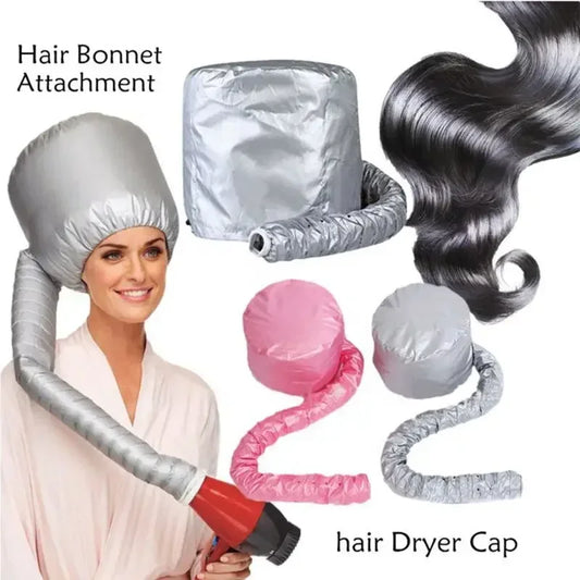Portable Hair Bonnet Dryer Cap Lazy Man Hair Dryerr Cap Quick Dry Hair Dryer Heating Set Oil Baking Cap Household Fast Dry Peaceful Pleasures Health and Wellness