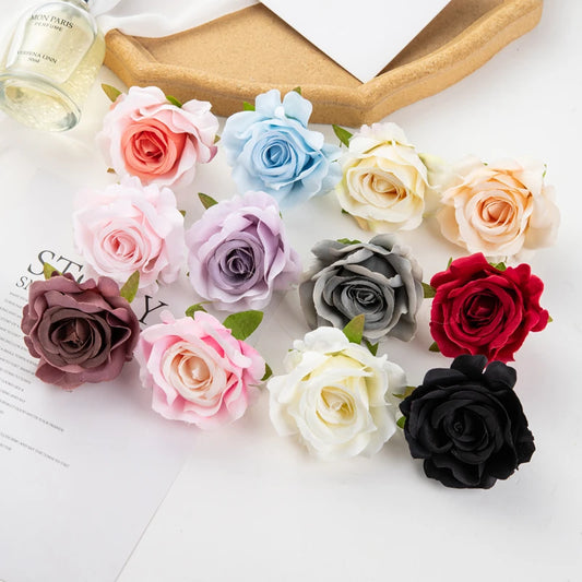 Artificial Silk Rose Heads 30/100pcs – Wedding & Party Decor Artificial Silk Flowers Peaceful Pleasures Health and Wellness