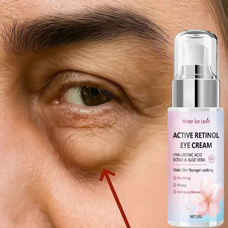Retinol Eye Cream with Hyaluronic Acid & Aloe Vera – 30g Retinol Eye Cream Peaceful Pleasures Health and Wellness