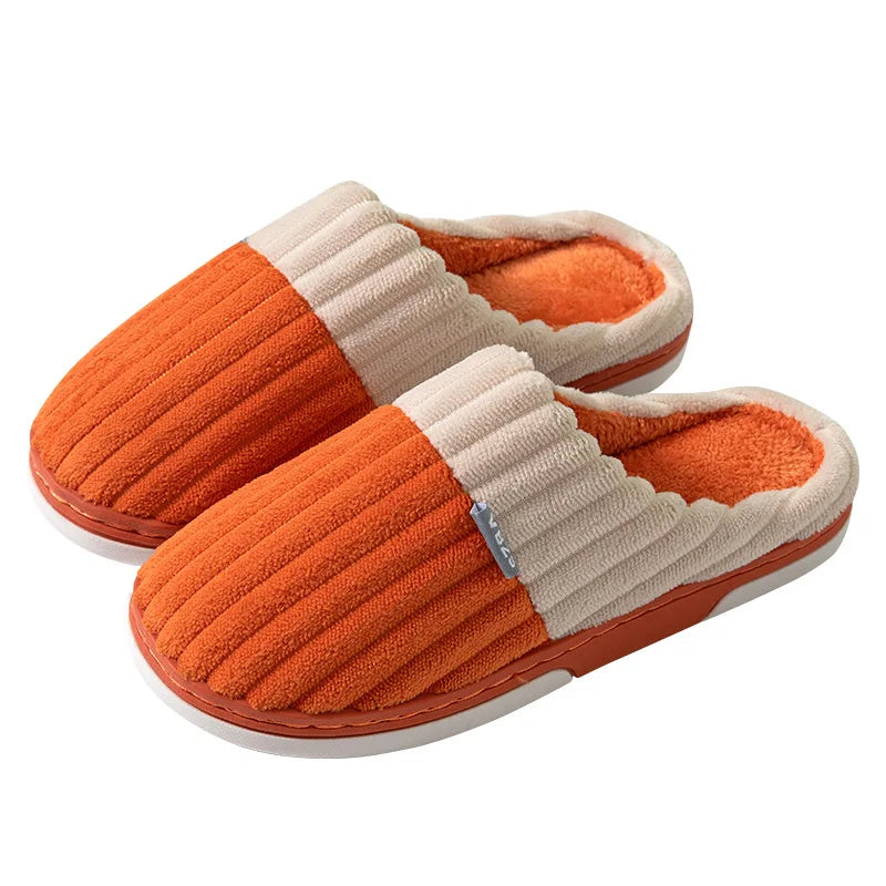 Women's Fuzzy Plush House Slippers – Soft Fluffy Indoor Slides