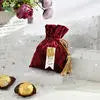 Vintage Flower Drawstring Candy Gift Bag – Wedding & Baby Shower