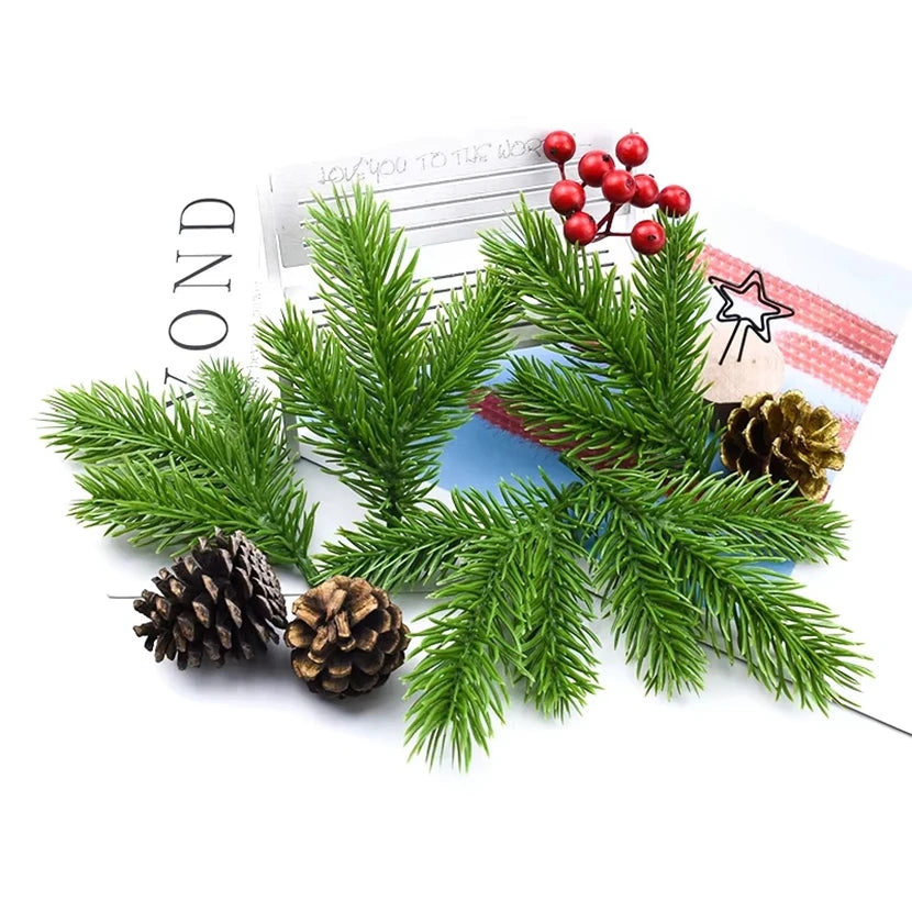 Artificial Green Grass Picks 10/30Pcs | Christmas & Wedding Decor