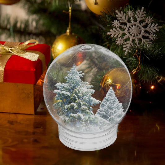 10pcs Snow Accessories High Transparent DIY Water Globe Craft Making Kit Christmas Party Decoration Clear Shape Globe Diy Peaceful Pleasures Health and Wellness
