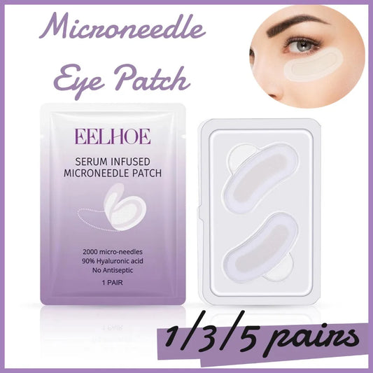 Collagen Microneedle Eye Patch Hyaluronic Acid Soluble Microneedle Eye Mask For Dark Eye Circle Moisturizing Under Eye Skin Care Peaceful Pleasures Health and Wellness