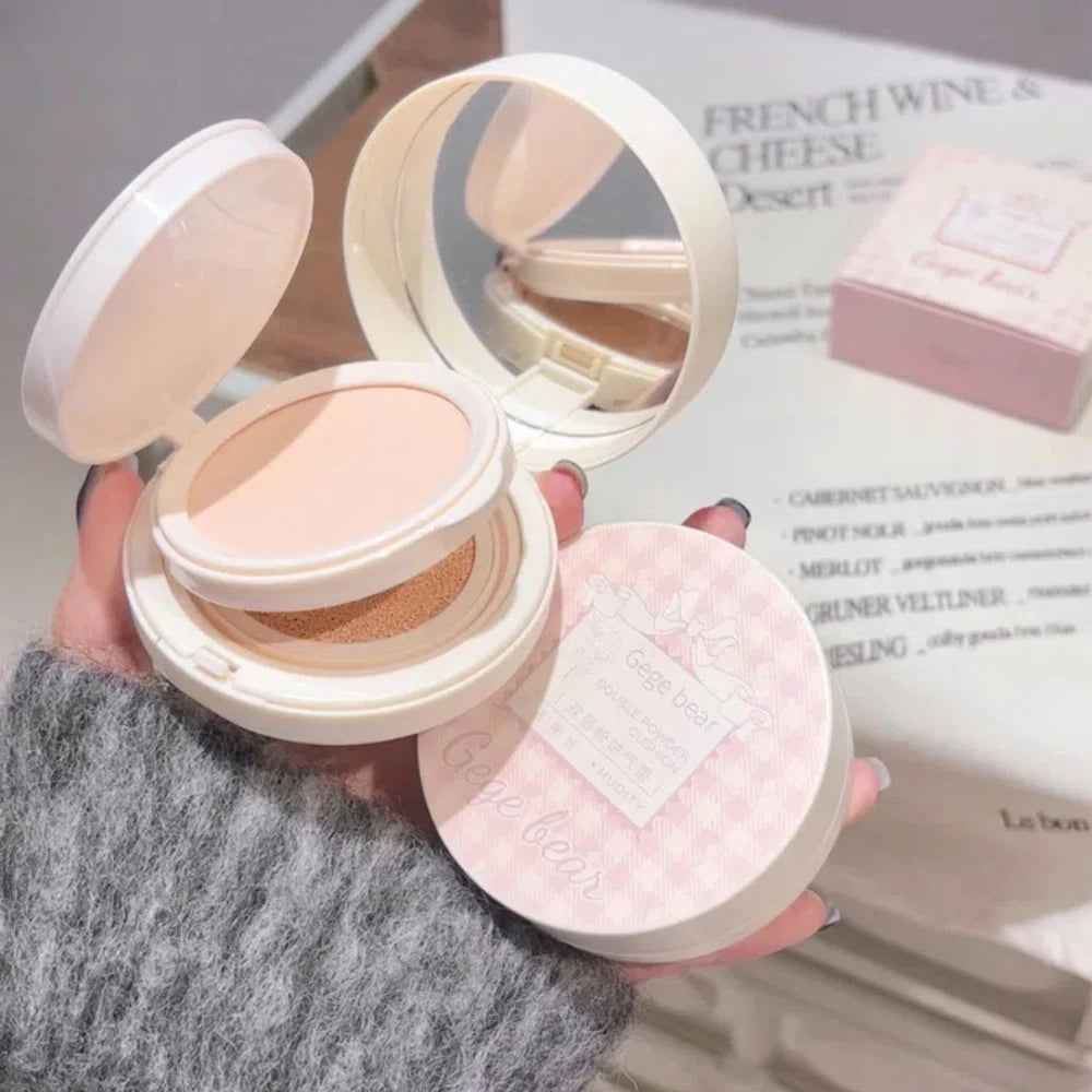 2-in-1 Matte Pressed Powder & Air Cushion Foundation Compact