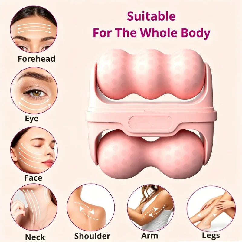 Mini Face Ice Roller – Dual-Sided V & W Skin Massager