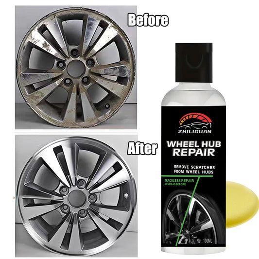 Car Wheel Hub Repair Kit – Polish, Scratch & Oxidation Remover Wheel Hub Repair Kit Oasis Select 100ml