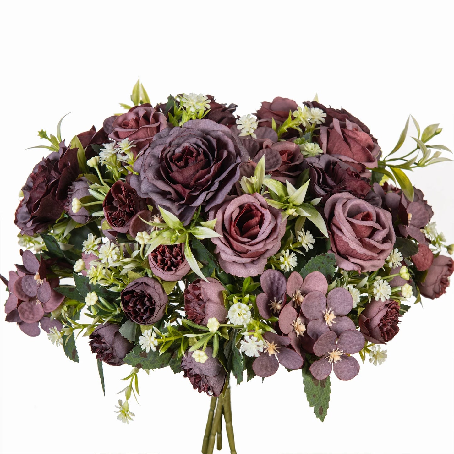 Silk Rose Artificial Flowers for Wedding, Home & Garden Décor
