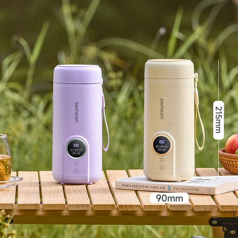 URGGU 550ml Portable Electric Kettle | Temp Control & Auto Shut-Off