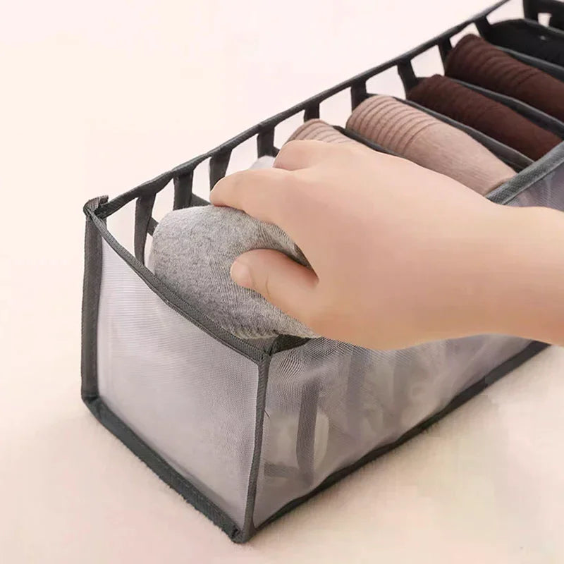 Folding Fabric Drawer Storage Box – Underwear & Socks