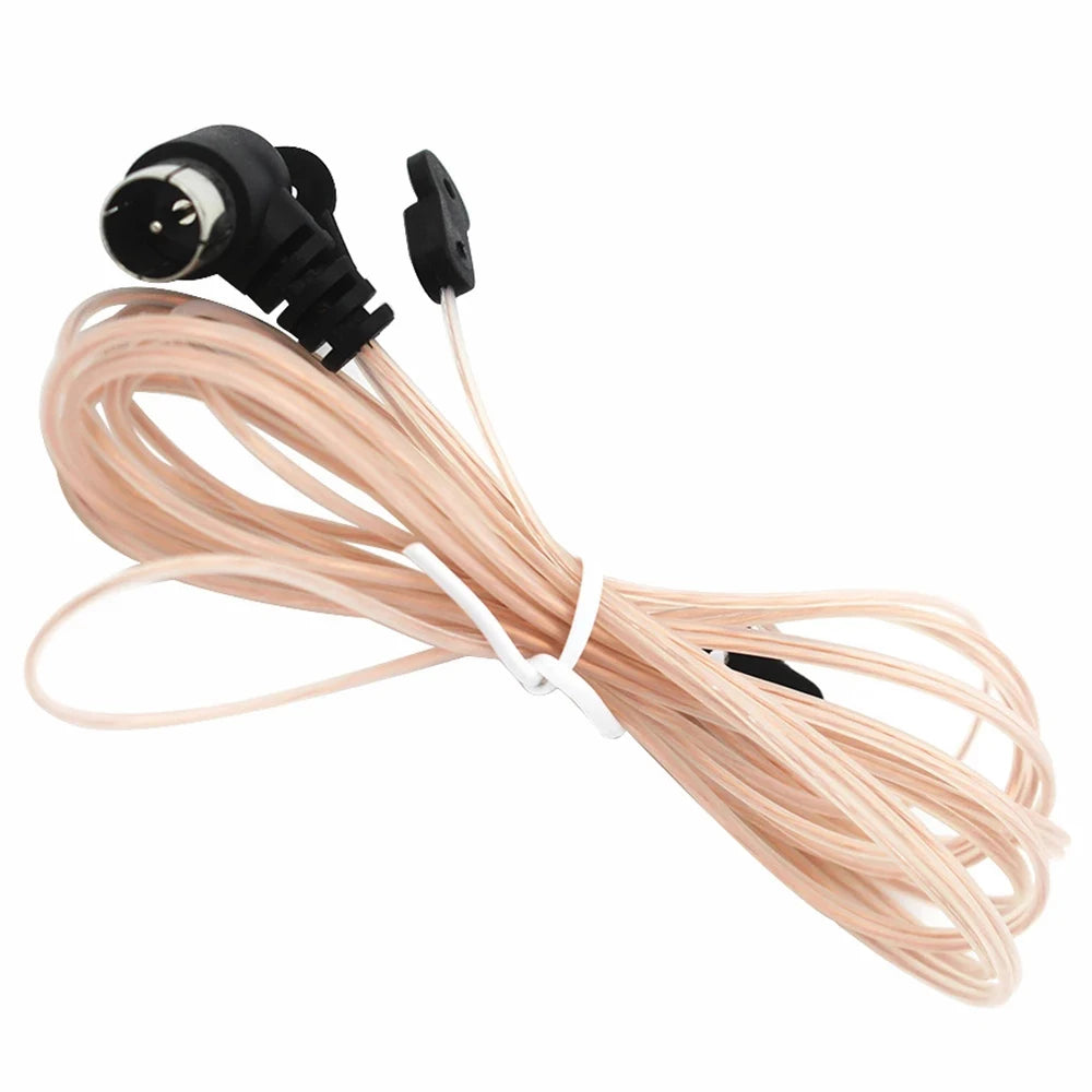 Electronics Indoor Use HD Aerial 75 OFM F Connector Male Type T Antennas Dipole Antenna FM Radio Antenna FM Radio Wire Cable Peaceful Pleasures Health and Wellness