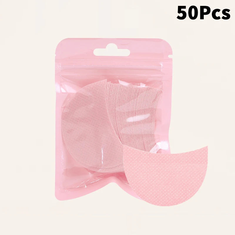 40/50Pcs Disposable Cotton Eyelashes Patch Sticker For Removing False Lash Eye Pads Patch Eyelash Extension Pad Women Makeup Peaceful Pleasures Health and Wellness 50Pcs Pink