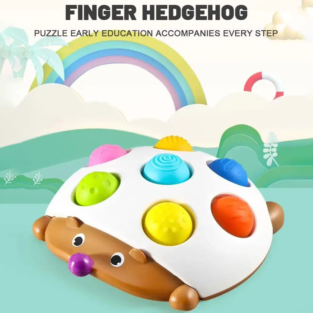 Hedgehog Bubble Sensory Toy | Baby Hand-Eye Coordination Sensory Fidget Toy Peaceful Pleasures Health and Wellness