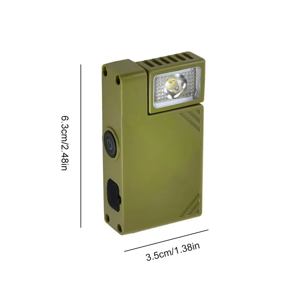 Mini Keychain Flashlight – USB-C Rechargeable, 160 Lumen Work Light