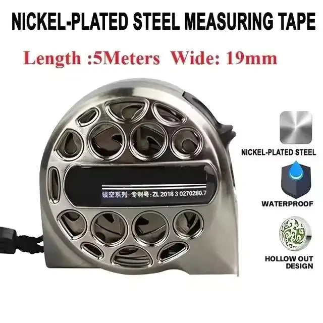NEW High-quality 3/5/7.5m steel tape measure hollowed out is waterproof,fall-resistant,rust-resistant and corrosion-resistant Peaceful Pleasures Health and Wellness T180-5X19
