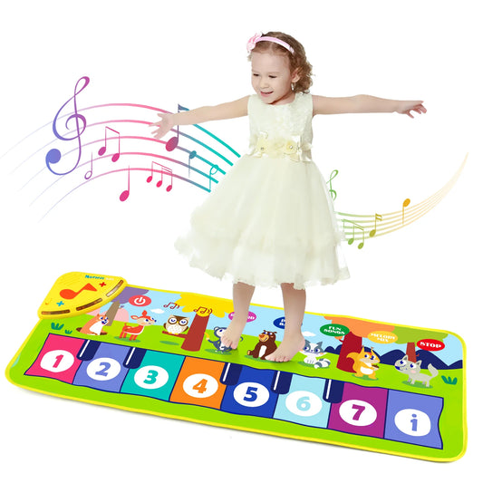80 Kid Music Piano Mat Toddler Floor Baby Keyboard Dance 8 Animal Peaceful Pleasures Health and Wellness
